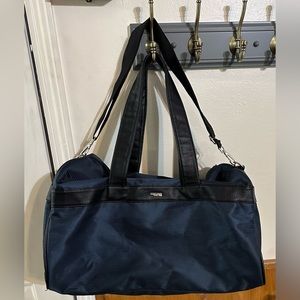 Giorgio Armani Parfums navy duffel bag